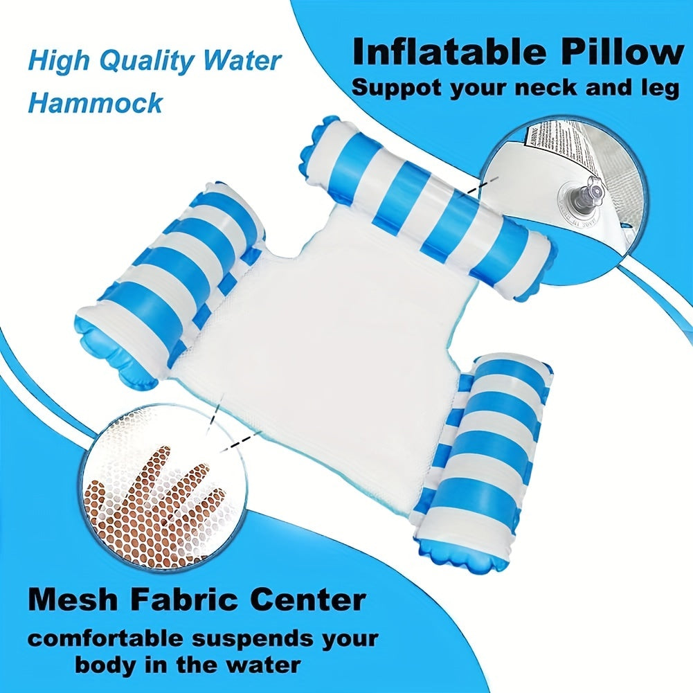 Inflatable Swimming Hammock Pool Floats Lounger 10 16 Cm