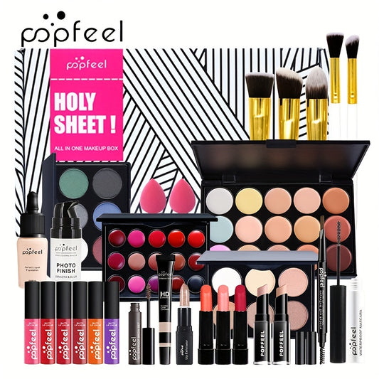 Complete Makeup Set Palette Lipstick Concealer Blush Mascara