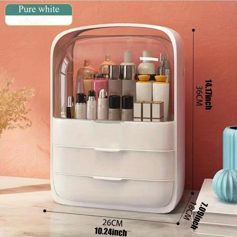 Large Capacity Cosmetic Storage Box with Lid