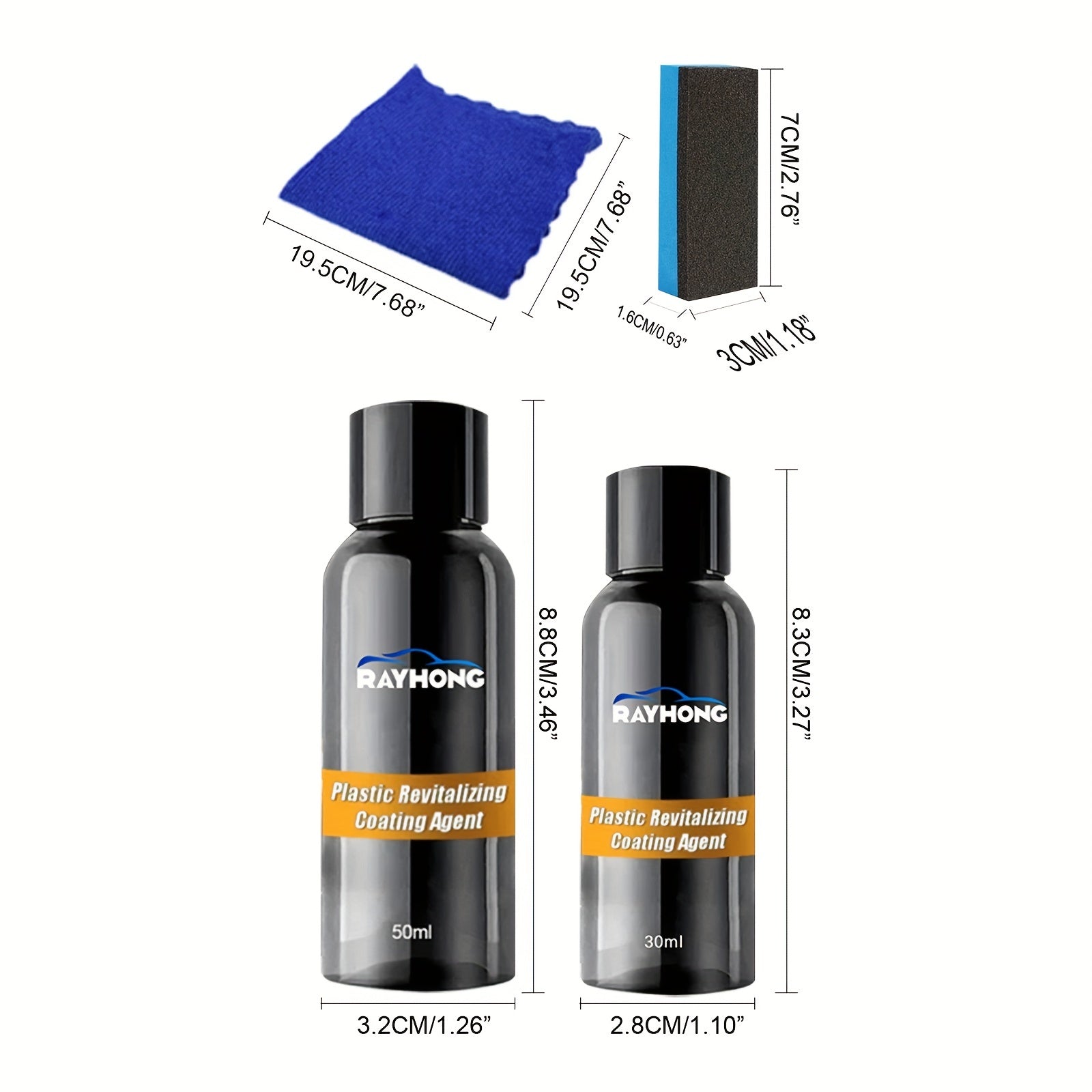 Plastic Revitalizing Coating Agent - Removes Stains & Refurbishes Parts