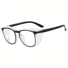 Anti Fog Safety Clear Lens Glasses For Men Women Casual Jelly Frame