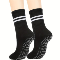 Striped Yoga Socks Women's Non-Slip Sports Socks