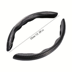 Car Steering Wheel Cover Carbon Fiber Sports Ultra thin Non slip Card Cover