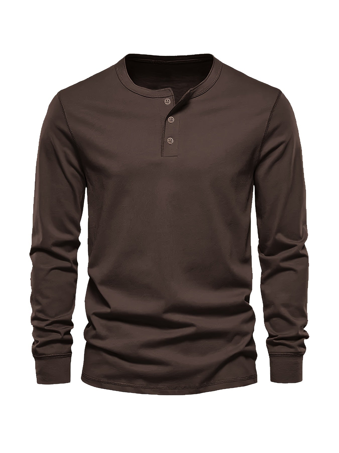 Men's Button Casual Comfy Custom Fit Long Sleeve Shirt