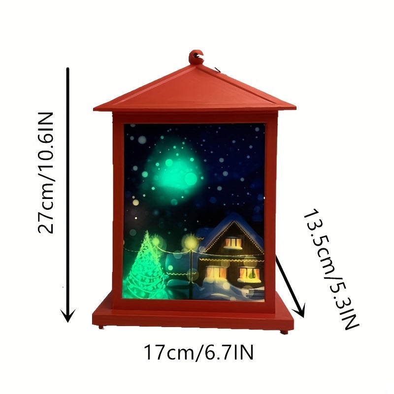 Christmas Snow Night Light LED Decoration Sound Combo Nursery Room Decor