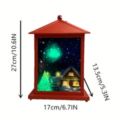 Christmas Snow Night Light LED Decoration Sound Combo Nursery Room Decor
