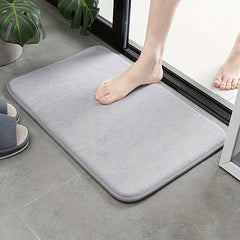 Soft Memory Foam Bath Mat Absorbent Non-slip Floor Mat