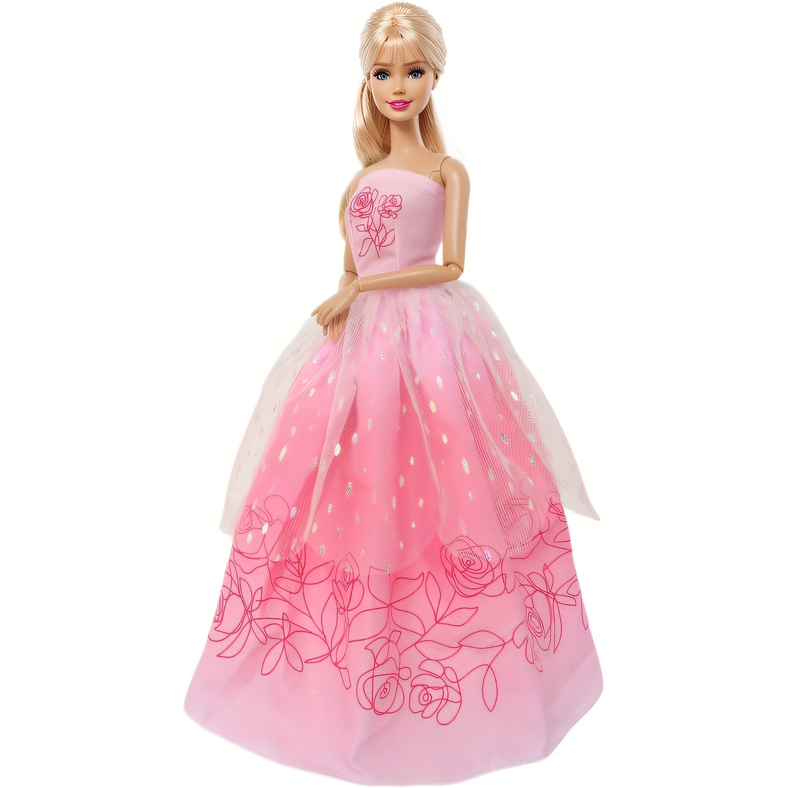 Princess Strapless Wedding Dress for 11.5" Doll
