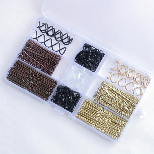356pcs Hair Clips Hairpins Girls Decorative Hair Accessories