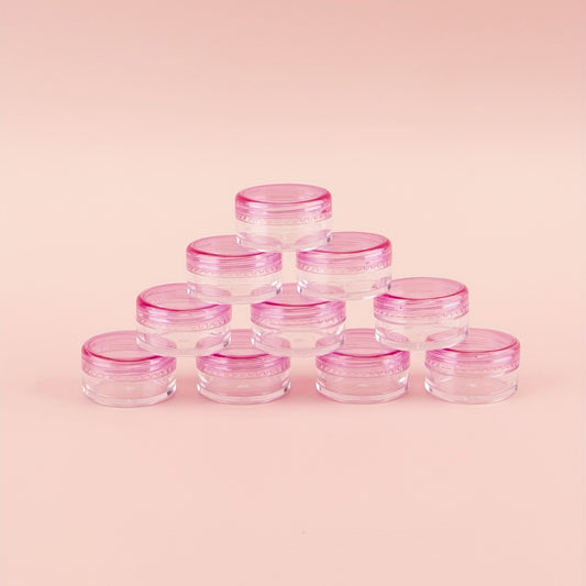 10pcs 5g Travel Cosmetic Jars Leak Proof Mini Portable Clear Cream Containers