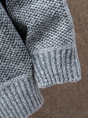 Men's Casual Plush Thick Cardigan Sweater