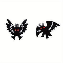 Punk Animal Bat Pins Classic Mothman Enamel Badges Heroism Series Brooches