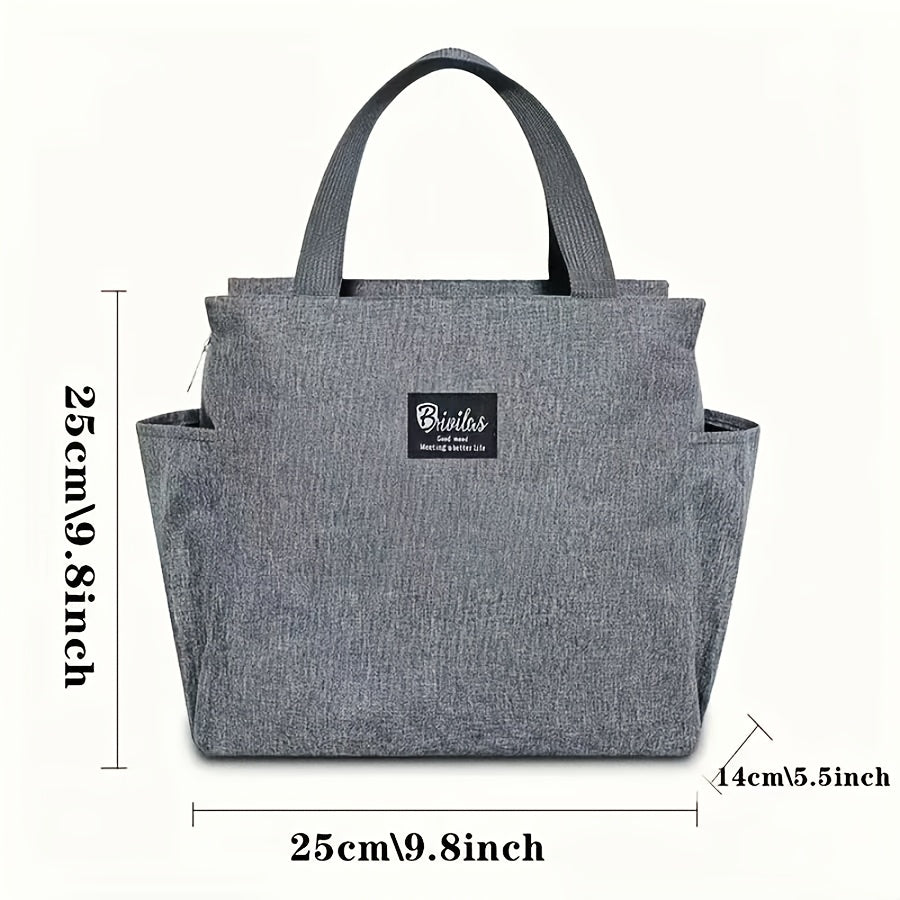 Large Capacity Insulated Animal Print Tote for Women - Durable Polyester