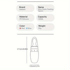 100ml Squeeze Feeding Bottle with Spoon