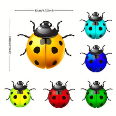 Metal Ladybugs Wall Decor Hanging Home Garden Bedroom Party Birthday Decor