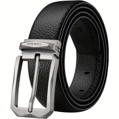 Men's Business Leather Belt - 47.24in x 1.37in