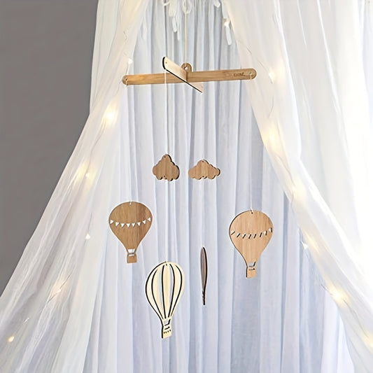 Colorful Hot Air Balloon Wind Chimes for Kids' Rooms