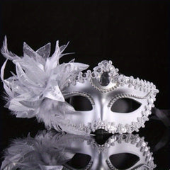 Venetian Masquerade Mask Lily Flower Mask Half Face Ladies Party