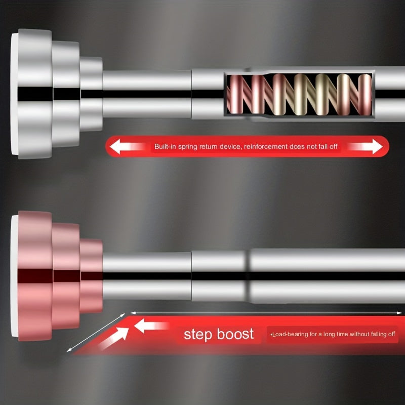 Stainless Steel Telescopic Shower Curtain Rod