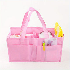 7 Grid Non Woven Hand Held Mommy Bag