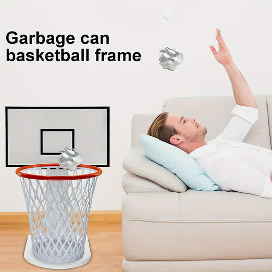 Basketball Rack Shelf Trash Can Holder Home Decor Room Decor