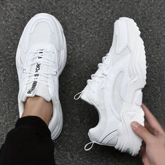 Men's Breathable Chunky Sneakers For Jogging Gym