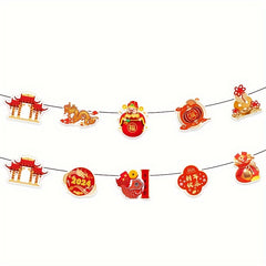 Spring Party Door Banner Happy Spring Door Couplets Holiday Decoration
