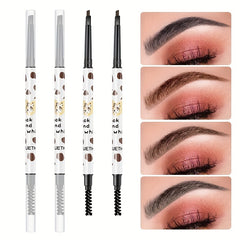 Long Lasting Double Ended Eyebrow Pencil Waterproof Sweat-Proof Formula
