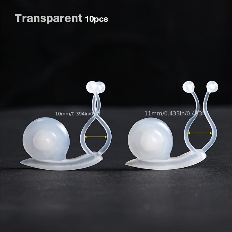 Snail Garden Plant Clips Greenhouse Support Plastic Ring