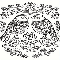 Deluxe Love Theme Coloring Book - Vibrant Pages, Perfect Gift