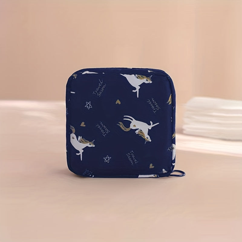 Travel Storage Bag Sanitary Napkin Pouch Waterproof Makeup Pouch