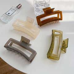 4pcs Acrylic Large Shark Claw Hair Claw Headgear
