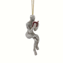 Reading Woman Statue Pendant Bookshelf Decoration Toy