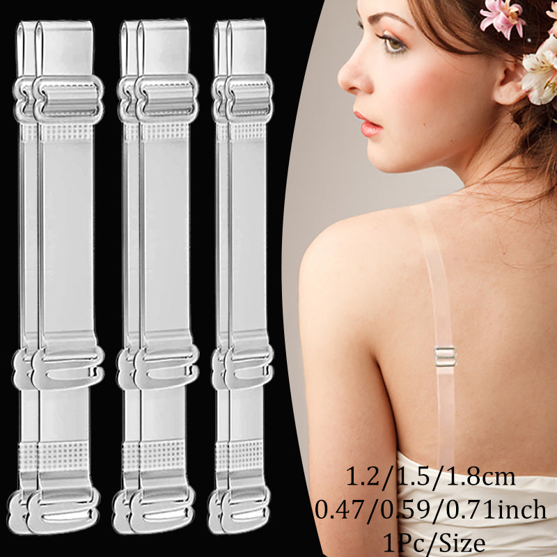 Adjustable Transparent Bra Straps Elastic Non slip