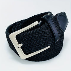 Men's Woven Elastic Belt Student Leisure Sports Belts