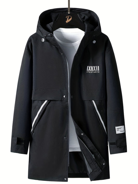 Men's Cotton Padded Coat Thermal Hooded Jacket
