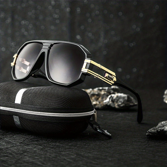 Men's Steampunk Style Sunglasses Vintage Metal Glasses