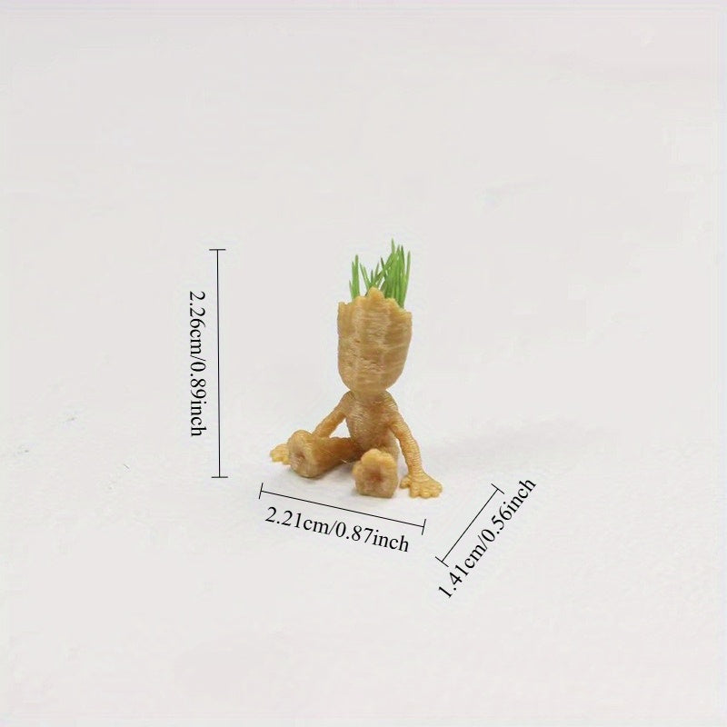 Mini Bonsai Green Plants for DIY Dollhouse Scene Modeling