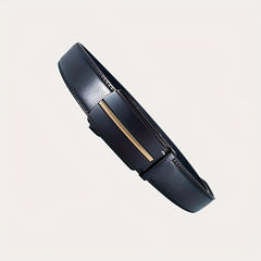 Men's Leather Business Belt Automatic Buckle Belts