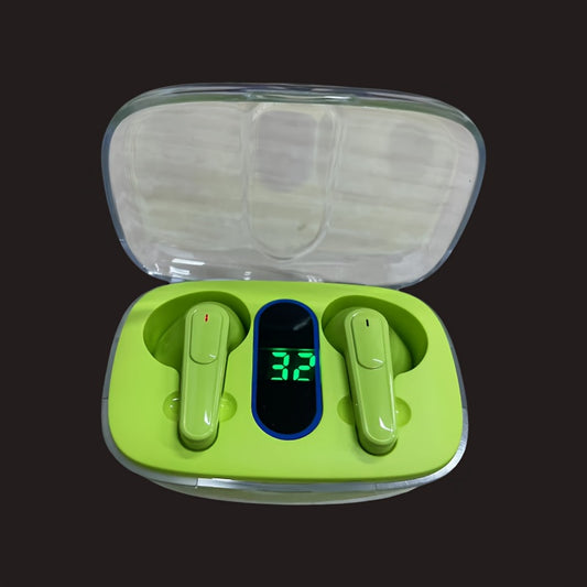 Wireless Sports Headphone Noise Cancelling In-Ear Earbuds with LED Display