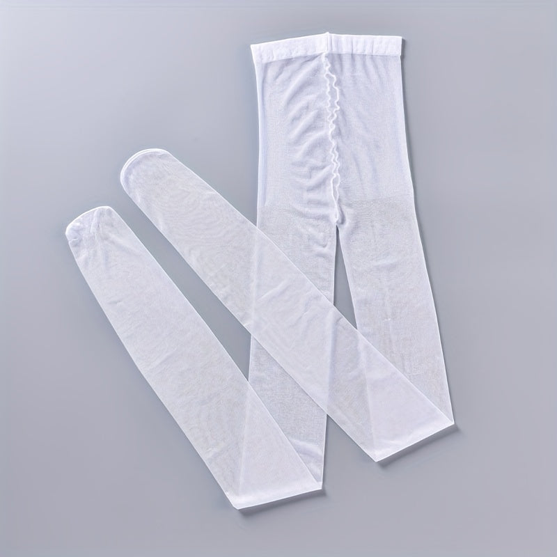 Ultra Thin High Waist Semi Sheer Pantyhose Women's Stockings