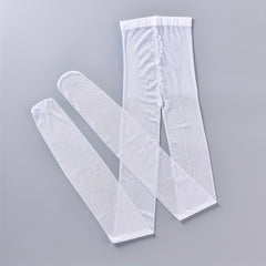 Ultra Thin High Waist Semi Sheer Pantyhose Women's Stockings