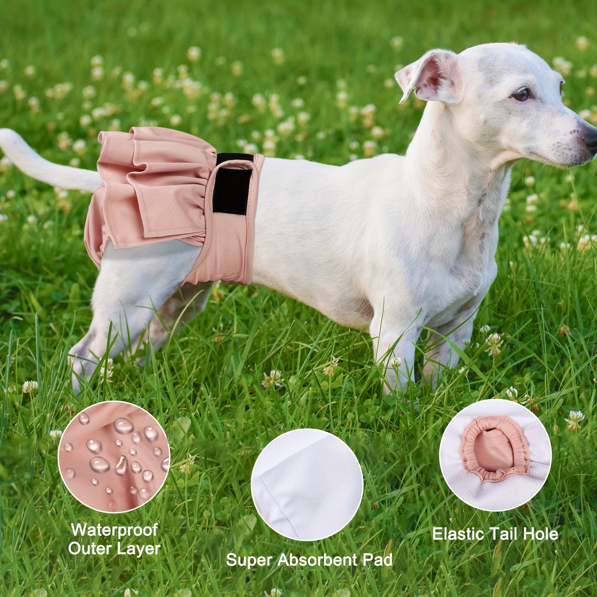 Washable Female Dog Diapers - Comfortable & High Absorbent