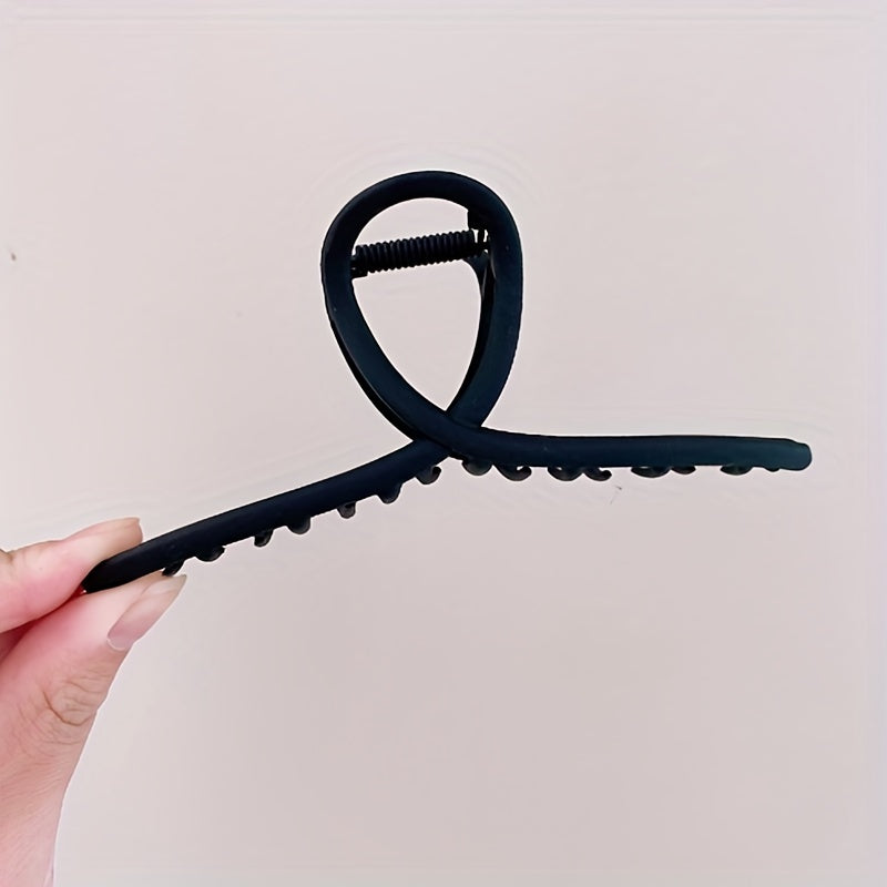 7pcs Metal Hair Claw Matte Shark Claw Hair Accessories
