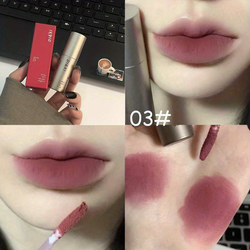 Waterproof Matte Velvet Lips Tint Long Lasting Nude Brown