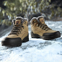 Men's Waterproof Hiking Boots Winter Outdoor Snow Boot Non Slip Shoes