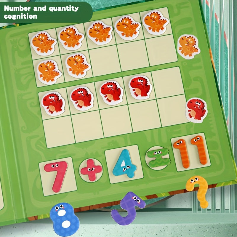 Magnetic Dinosaur Arithmetic Learning Set for Preschool Education