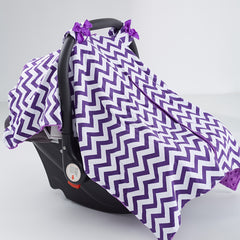 Irregular Stripe Car Seat Sunshade Cover
