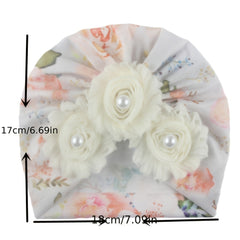 Flower Baby Headscarf Hat for 0-3 Years Baby