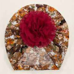 Printed Donut Kids' Hat for Newborns Autumn/Winter